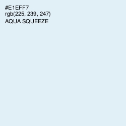 #E1EFF7 - Aqua Squeeze Color Image